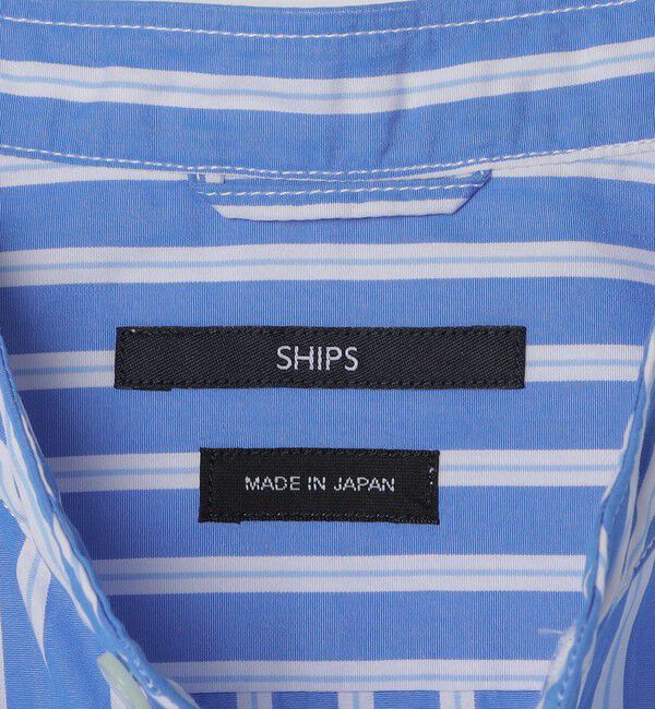 SHIPS「SHIPS: バンドカラー ブロード シャツ ロングスリーブ」|シャツ・ブラウス|