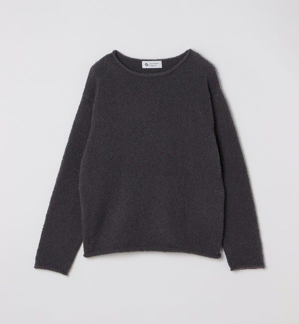 SHIPS「City Ambient Products: スーパーソフト ブークレ ロール ニット」|ニット・セーター|