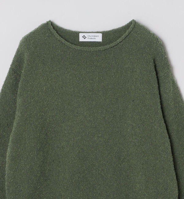 SHIPS「City Ambient Products: スーパーソフト ブークレ ロール ニット」|ニット・セーター|