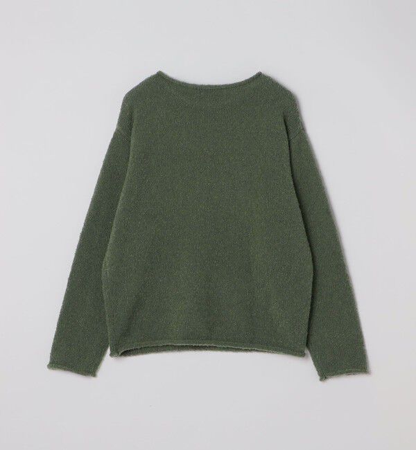 SHIPS「City Ambient Products: スーパーソフト ブークレ ロール ニット」|ニット・セーター|