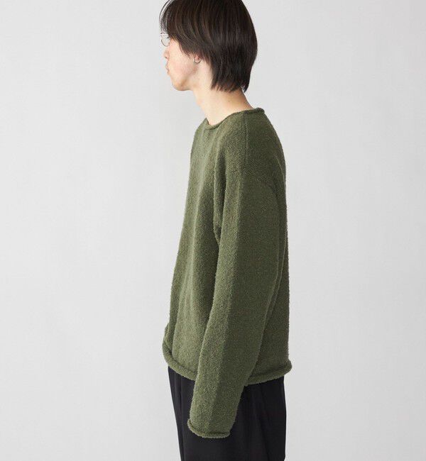 SHIPS「City Ambient Products: スーパーソフト ブークレ ロール ニット」|ニット・セーター|