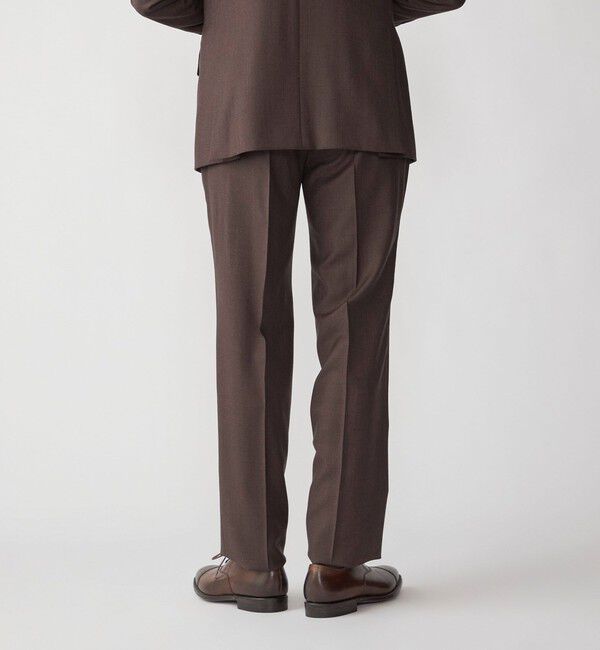 SHIPS「Valditaro: ウール ブラウン ソリッド スーツ」|スーツ|