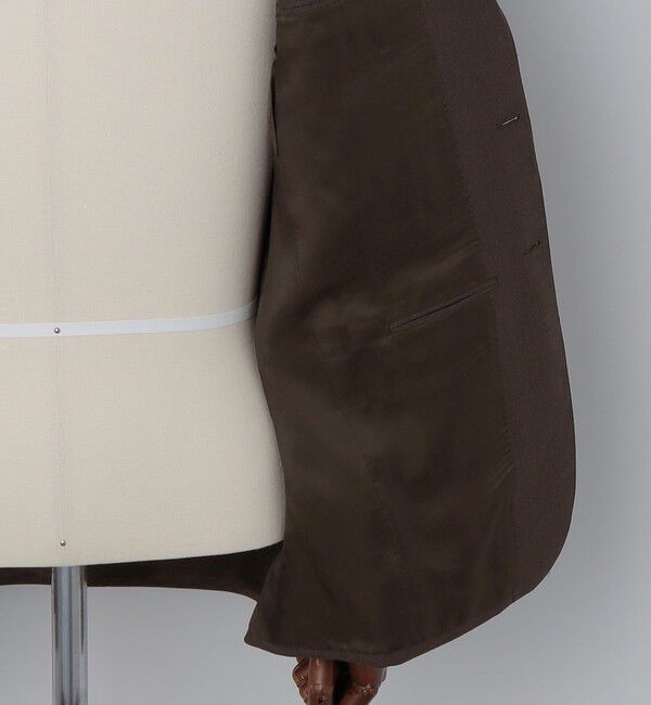 SHIPS「Valditaro: ウール ブラウン ソリッド スーツ」|スーツ|