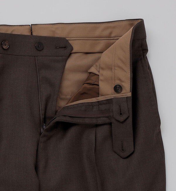 SHIPS「Valditaro: ウール ブラウン ソリッド スーツ」|スーツ|