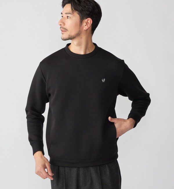 SHIPS「【WEB限定】SHIPS: コットンポリ ダブルニット トレーナー (セットアップ対応)」|スウェット・ジャージ|