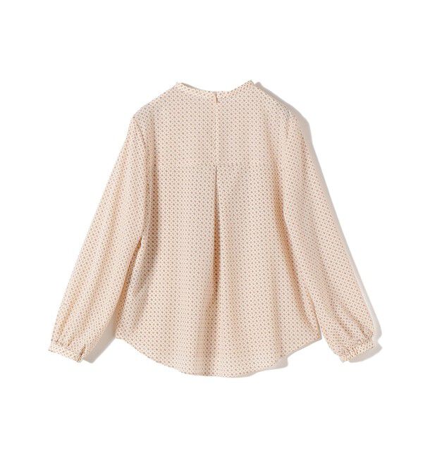 SHIPS for women「〈手洗い可能〉プリント タイ 長袖 ブラウス」|シャツ・ブラウス|