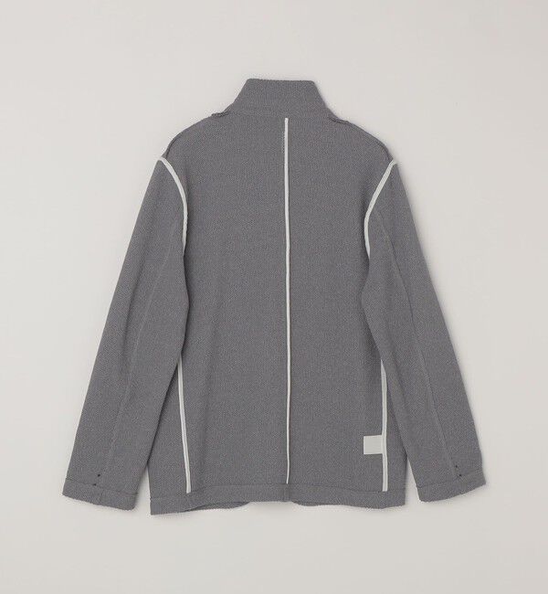 SHIPS any「SHIPS any:〈洗濯機可能〉TEXBRID(R) リネン混 タックハニカム ニット ジャケット◇」|テーラードジャケット|