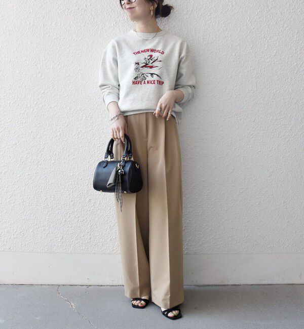 SHIPS any「《一部追加予約》【SHIPS any別注】THE KNiTS:〈洗濯機可能〉ロゴ プリント スウェット 26SS」|スウェット・ジャージ|