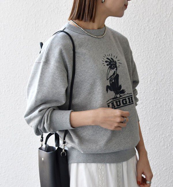 SHIPS any「《一部追加予約》【SHIPS any別注】THE KNiTS:〈洗濯機可能〉ロゴ プリント スウェット 26SS」|スウェット・ジャージ|