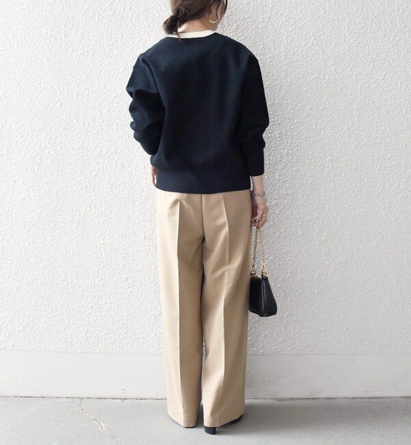 SHIPS any「《追加予約》SHIPS any:〈手洗い可能〉バイカラー スキッパー ニット カーディガン」|カーディガン|