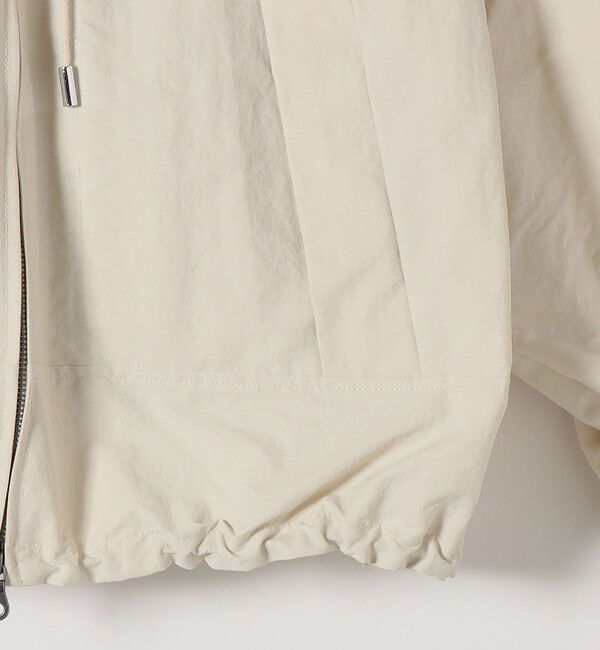 SHIPS any「SHIPS any:〈洗濯機可能〉ナイロン タスラン ギャザー スタンドカラー ブルゾン」|ブルゾン・スタジャン|