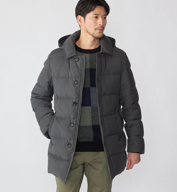 SHIPS「SHIPS: TR ダウン ピーコート」|ダウン|