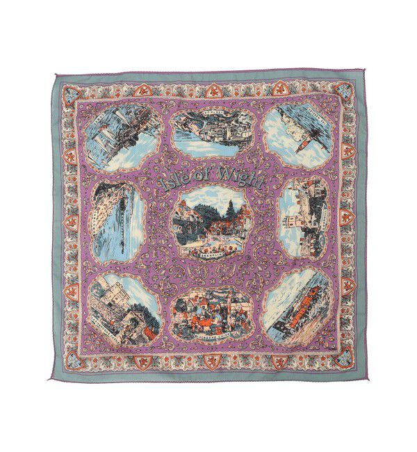 SHIPS any「BINDU: マップ バンダナ 26SS」|バンダナ・スカーフ|ラベンダー