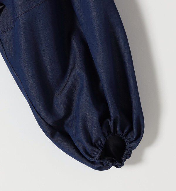 quaranciel「quaranciel:〈洗濯機可能〉ツイル スキッパー ボリューム ブラウス」|シャツ・ブラウス|