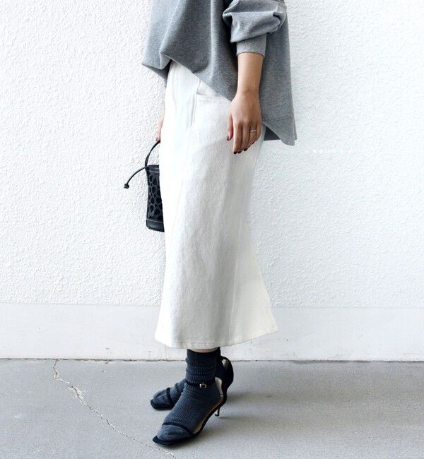 SHIPS for women「〈手洗い可能〉ルーズ デニム サイド ポケット スカート」|スカート|