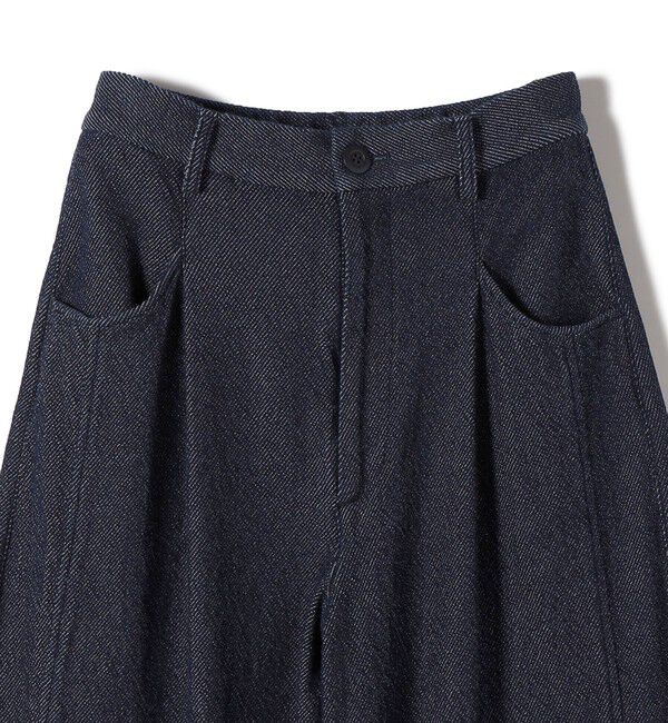 SHIPS for women「〈手洗い可能〉ルーズ デニム ポケット デザイン パンツ」|デニム|