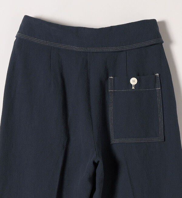 SHIPS any「SHIPS any:〈洗濯機可能〉カルゼ ターンバック ハイウエスト テーパード パンツ」|その他|