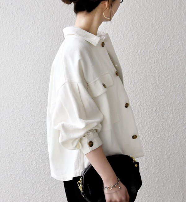 SHIPS any「SHIPS any:〈洗濯機可能〉カルゼ ショート ワーク ジャケット」|その他|