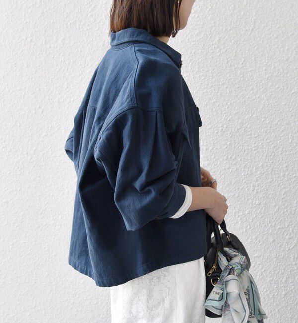 SHIPS any「SHIPS any:〈洗濯機可能〉カルゼ ショート ワーク ジャケット」|その他|