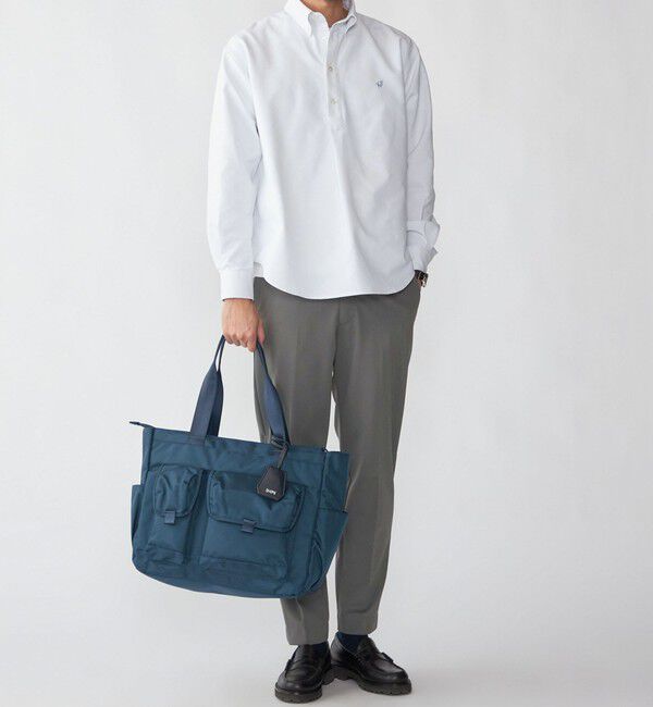 SHIPS「【WEB限定】SHIPS: 防シワ・吸水速乾 Drymix(R) プルオーバー ボダンダウン シャツ」|シャツ・ブラウス|