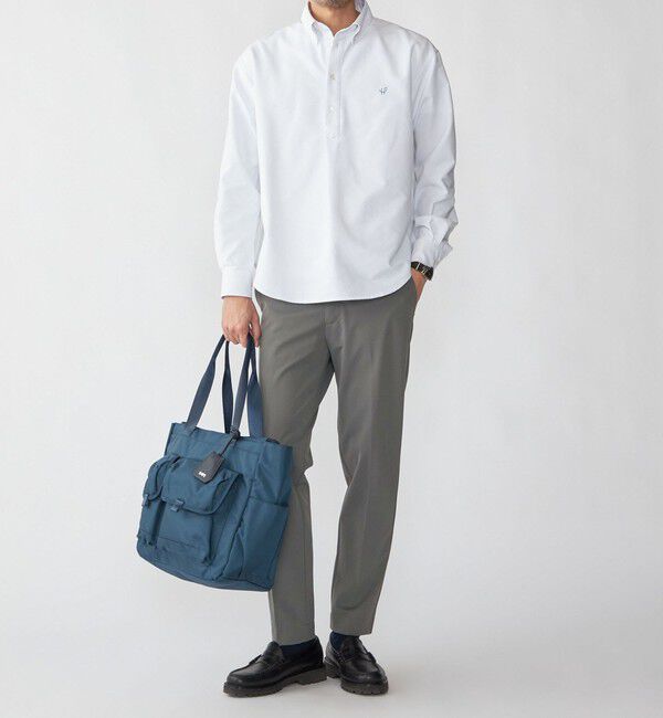 SHIPS「【WEB限定】SHIPS: 防シワ・吸水速乾 Drymix(R) プルオーバー ボダンダウン シャツ」|シャツ・ブラウス|