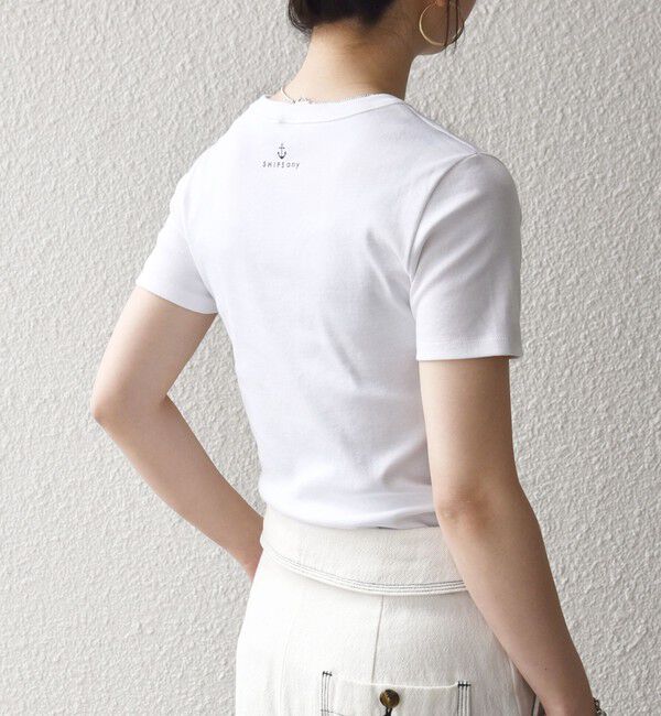 SHIPS any「【SHIPS any別注】PETIT BATEAU: ロゴ プリント コンパクト TEE 26SS」|Tシャツ・カットソー|