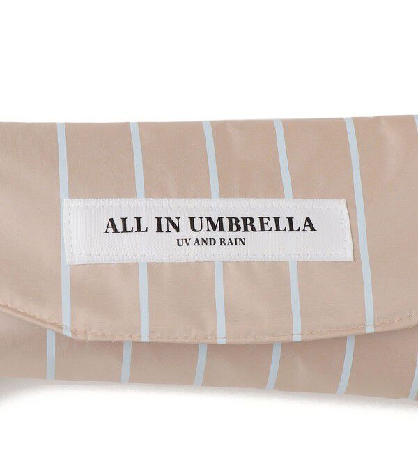 SHIPS Colors 「assa:ALL IN UMBRELLA ポーチ付き 折り畳み傘(晴雨兼用・親骨50cm)◇」|傘|