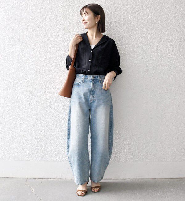 SHIPS any「《追加予約》SHIPS any:〈手洗い可能〉オープン カラー ポケット シャツ」|シャツ・ブラウス|