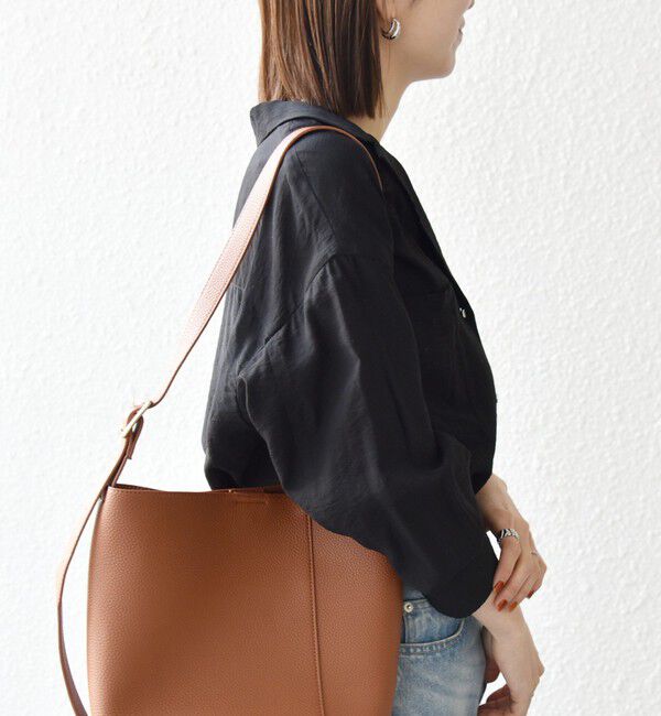 SHIPS any「《追加予約》SHIPS any:〈手洗い可能〉オープン カラー ポケット シャツ」|シャツ・ブラウス|