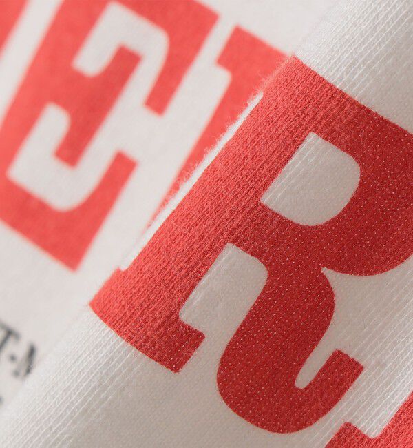 SHIPS any「《一部追加予約》TRICOMER:〈洗濯機可能〉フレンチ ロゴ プリント TEE」|Tシャツ・カットソー|