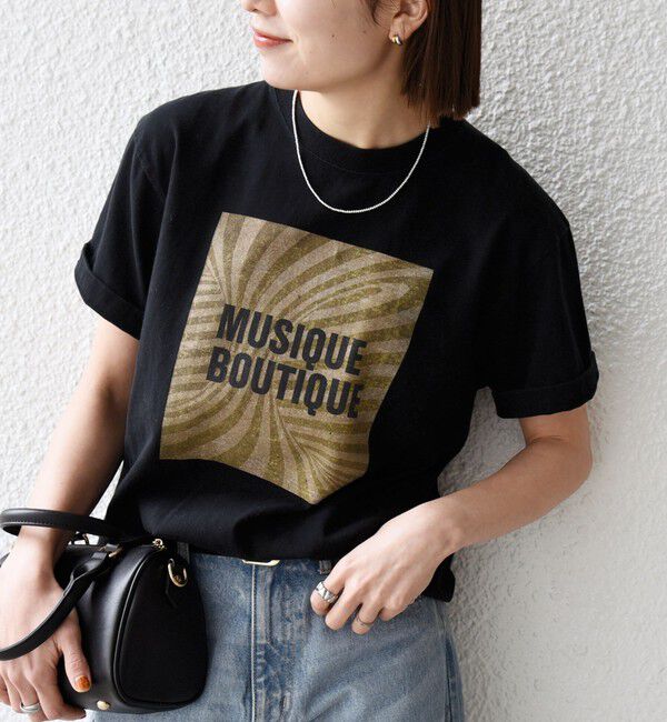 SHIPS any「《一部追加予約》TRICOMER:〈洗濯機可能〉フレンチ ロゴ プリント TEE」|Tシャツ・カットソー|