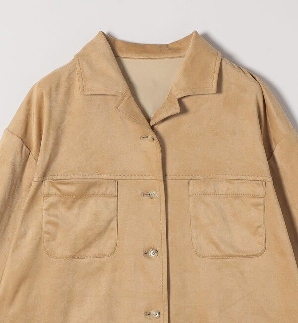 SHIPS any「SHIPS any:〈洗濯機可能〉ポリエステル スエード ポケット シャツ ジャケット」|その他|