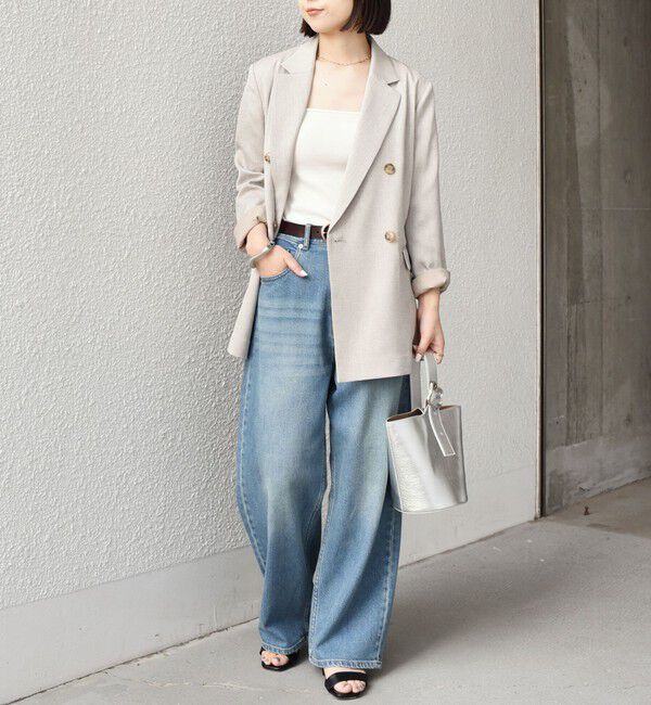 SHIPS Colors 「SHIPS Colors:〈手洗い可能〉デラオックス ダブルボタン ジャケット2（セットアップ対応可能）◇」|テーラードジャケット|