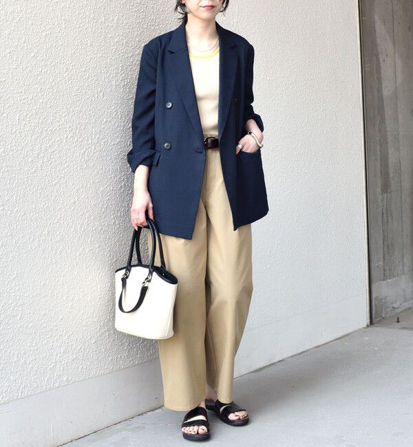 SHIPS Colors 「SHIPS Colors:〈手洗い可能〉デラオックス ダブルボタン ジャケット2（セットアップ対応可能）◇」|テーラードジャケット|