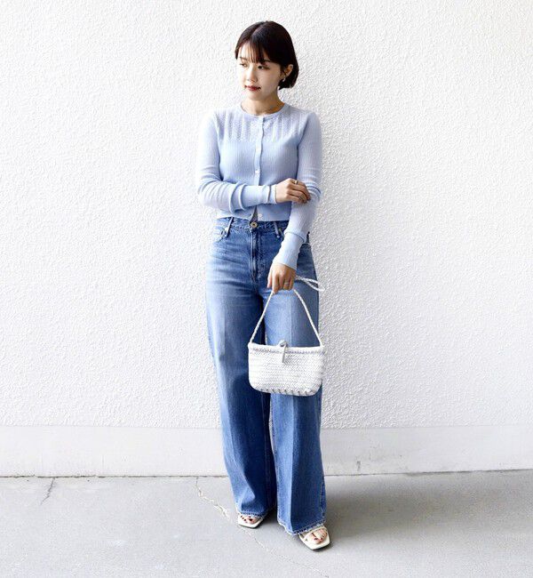 SHIPS for women「堀田茜&times;SHIPS:〈手洗い可能〉アイレット ニット カーディガン」|カーディガン|