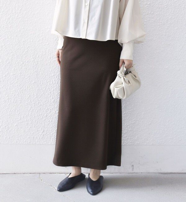 SHIPS for women「堀田茜&times;SHIPS:〈手洗い可能〉ベルト 付き ジョーゼット スカート」|スカート|