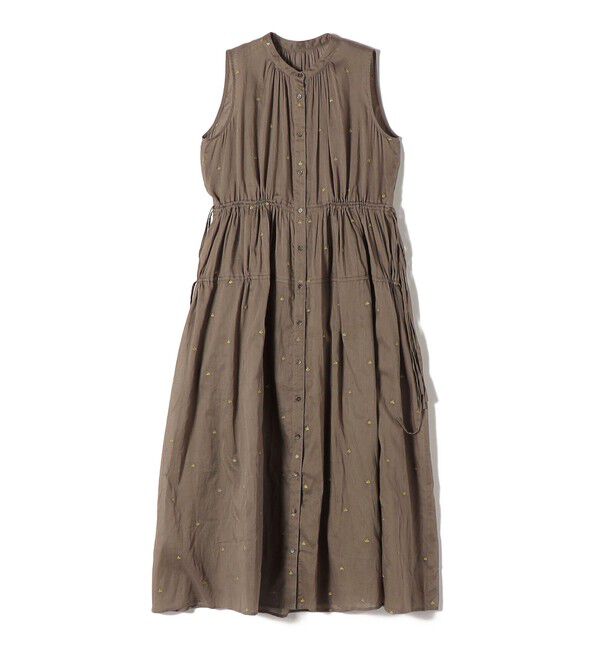 SHIPS for women「《予約》〈手洗い可能〉コットン オーガンジー 刺繍 ウエスト ドロスト ワンピース」|ワンピース|