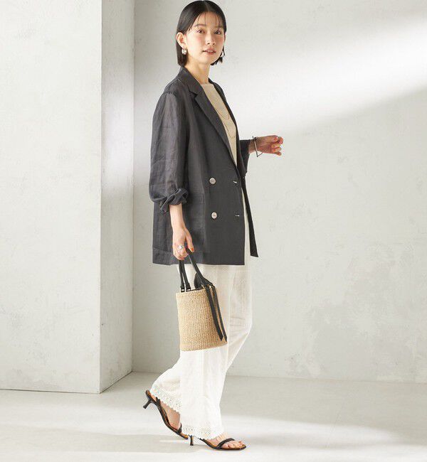 SHIPS for women「《予約》〈手洗い可能〉パッチワーク レース ドロスト パンツ」|その他|