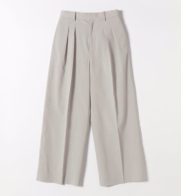 quaranciel「《予約》quaranciel:〈洗濯機可能〉CALCULO(R)使用 イージー タック ワイド パンツ」|その他|