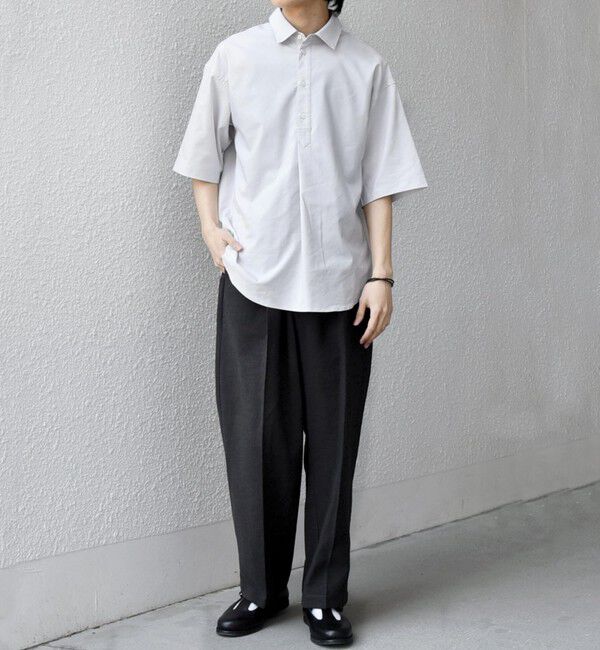 SHIPS any「SHIPS any:〈洗濯機可能〉リネン混 2プリーツ リラックス ワイド テーパード パンツ◆」|その他|