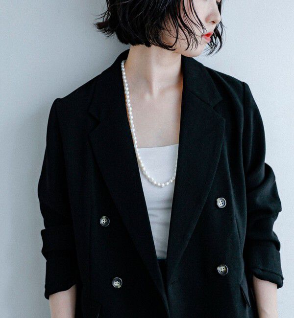 quaranciel「《予約》quaranciel: 淡水 パール ロング ネックレス」|ネックレス|ナチュラル