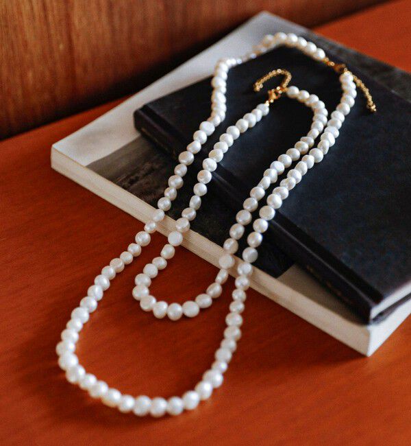 quaranciel「《予約》quaranciel: 淡水 パール ロング ネックレス」|ネックレス|