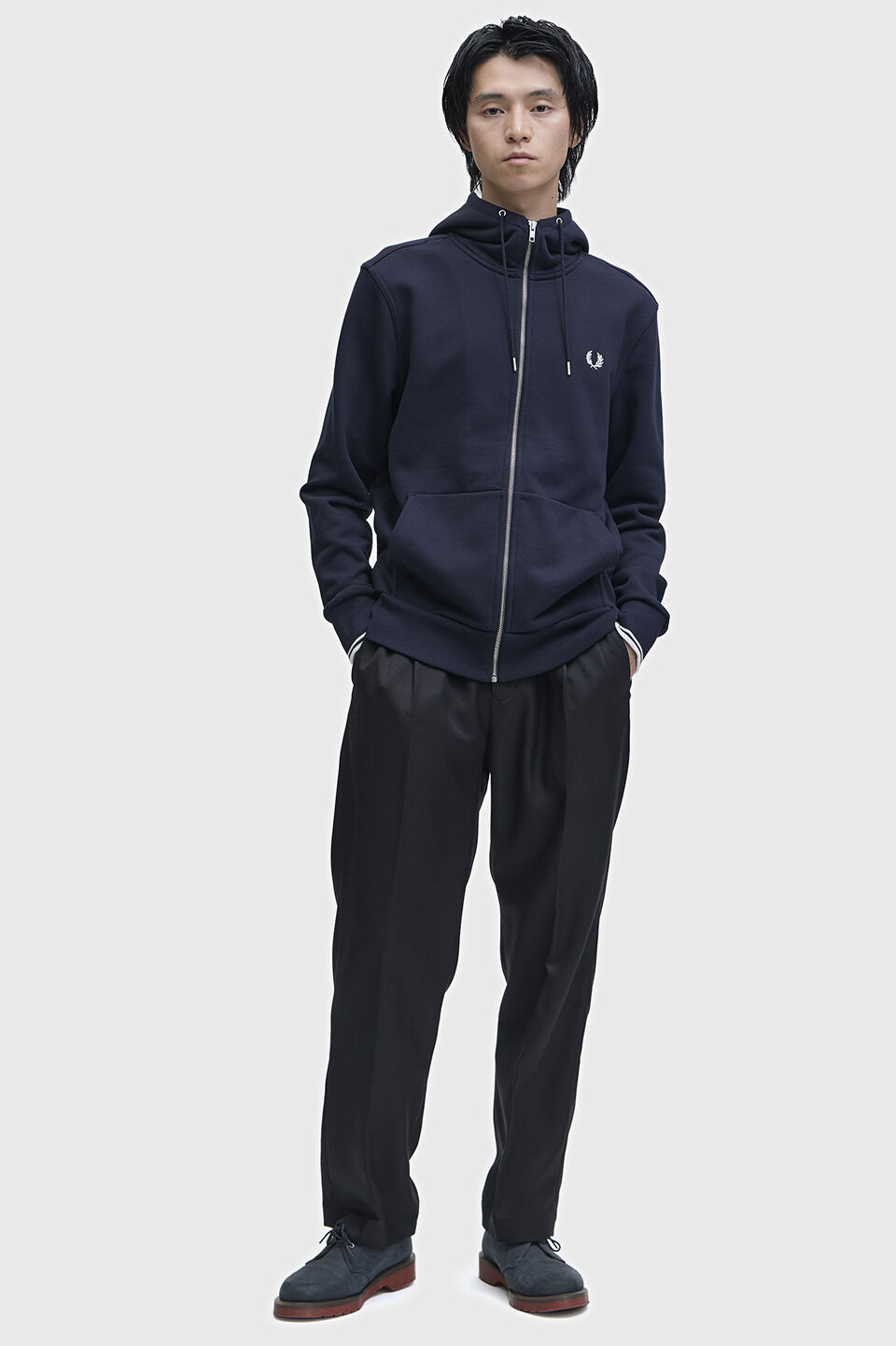 FRED PERRY 「Hooded Zip Through Sweatshirt」|スウェット・ジャージ|