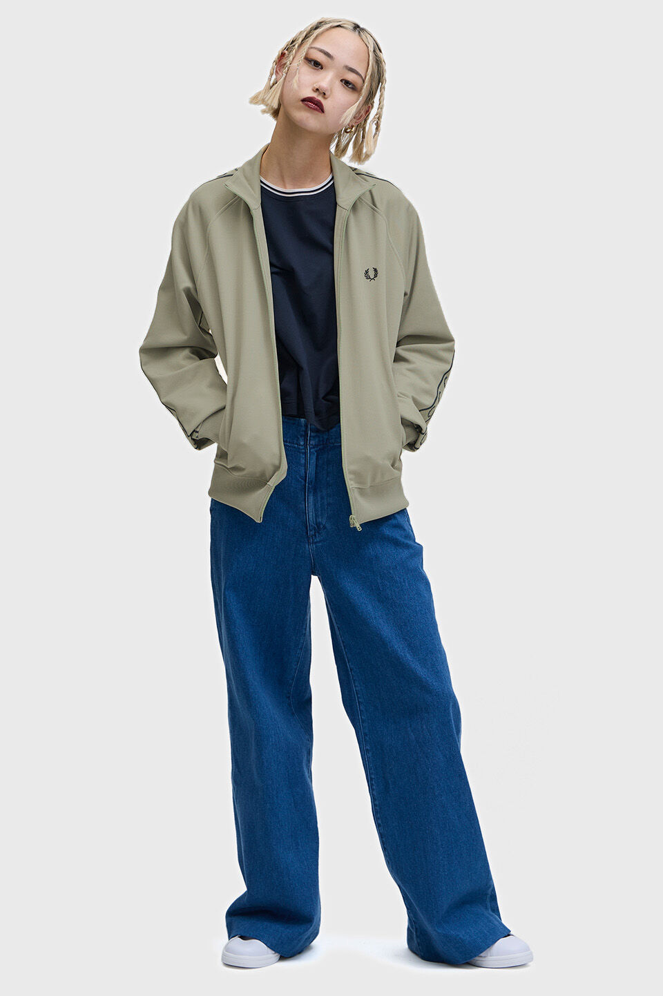 FRED PERRY 「Contrast Tape Track Jacket」|ブルゾン・スタジャン|