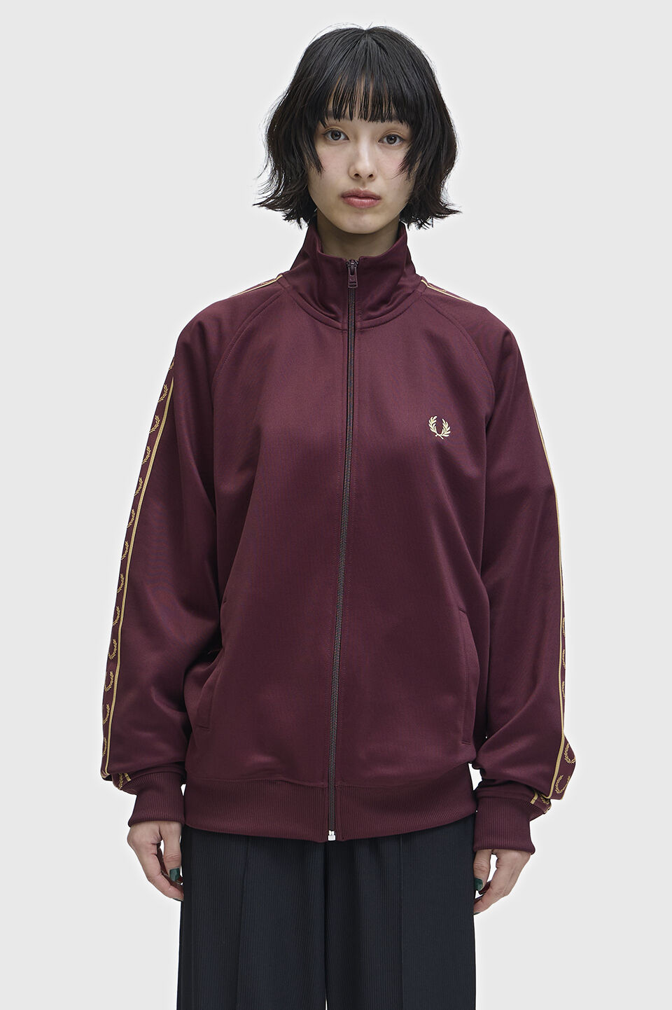 FRED PERRY 「Contrast Tape Track Jacket」|ブルゾン・スタジャン|