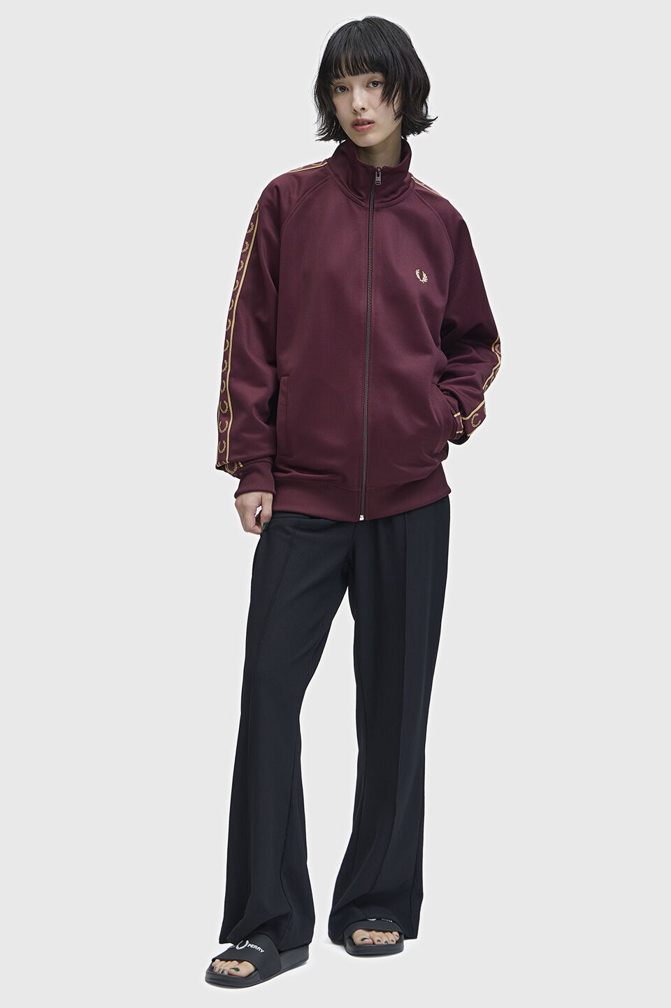 FRED PERRY 「Contrast Tape Track Jacket」|ブルゾン・スタジャン|