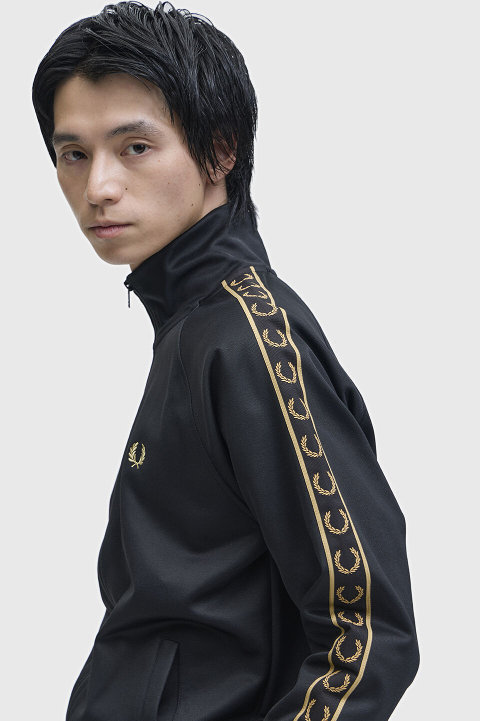 FRED PERRY 「Contrast Tape Track Jacket」|ブルゾン・スタジャン|