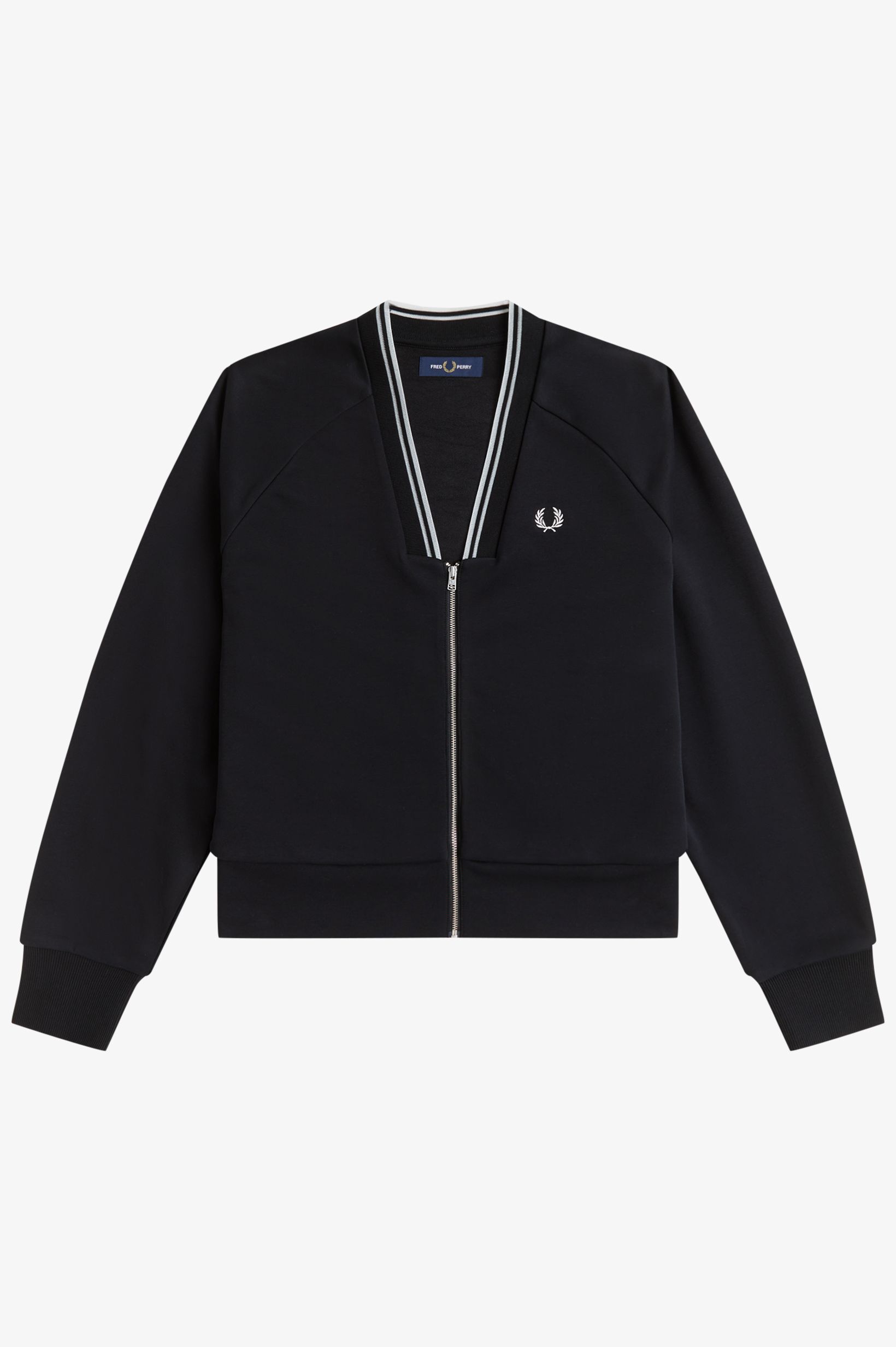 FRED PERRY 「Sheer Tipped Sweatshirt Cardigan」|カーディガン|