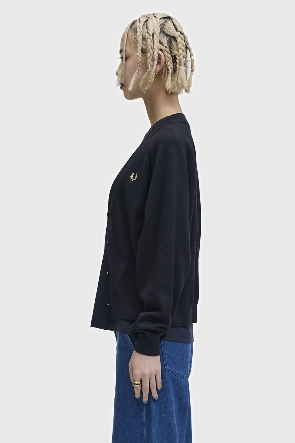 FRED PERRY 「V-Neck Cardigan」|カーディガン|