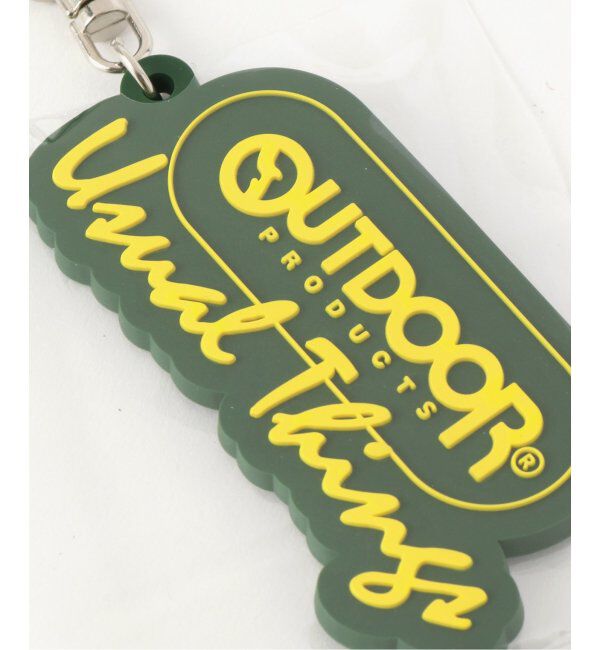 OUTDOOR PRODUCTS Usual Things「ラバー LOGO KEY HOLDER」|キーケース|